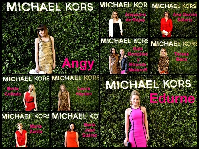 Celebs que asistieron a la fiesta vestidas de Michael Kors