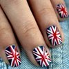 DIY: manicura UK flag