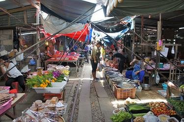 El mercado de la muerte en Tailandia