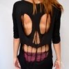 DIY: skull cut out t-shirt