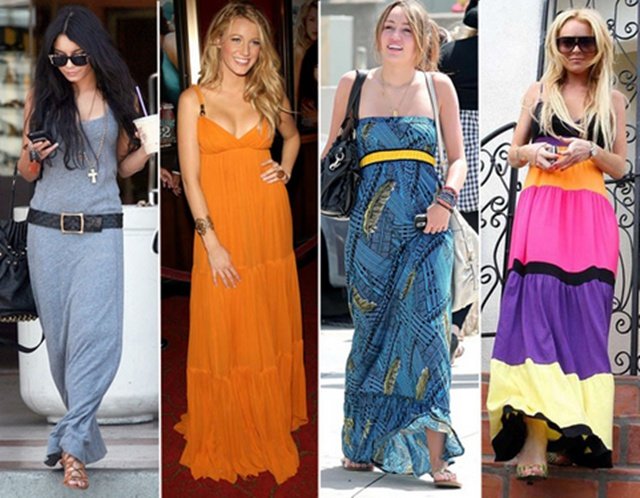 Vanessa Hudgens, Blake Lively, Miley Cyrus y Lindsay Lohan con looks informales pero apostando por el largo.