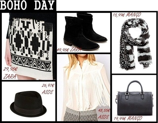 Mix & Match: falda boho chic