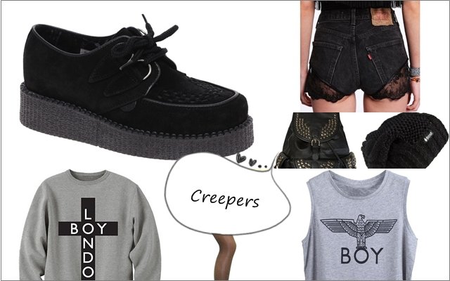 Sneakers de cuña vs. Creepers