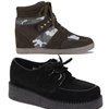 Sneakers de cuña vs. Creepers