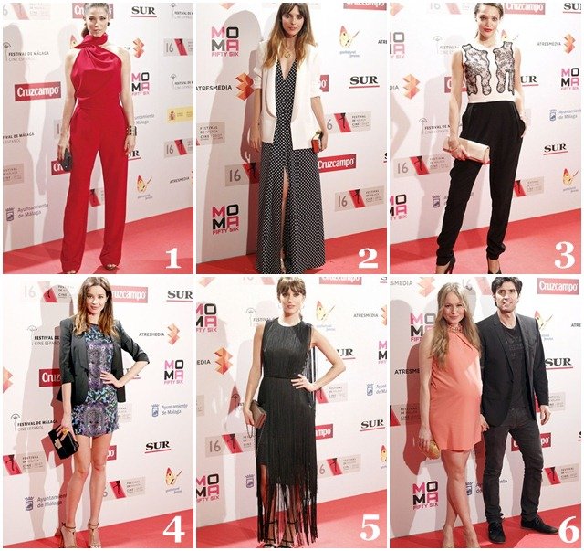 Los mejores looks de la presentación del Festival de cine de Málaga