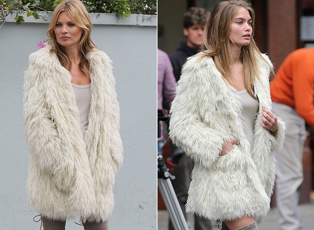 Kate Moss, la modelo que vive de su cuerpo…y del de Natalie Morris