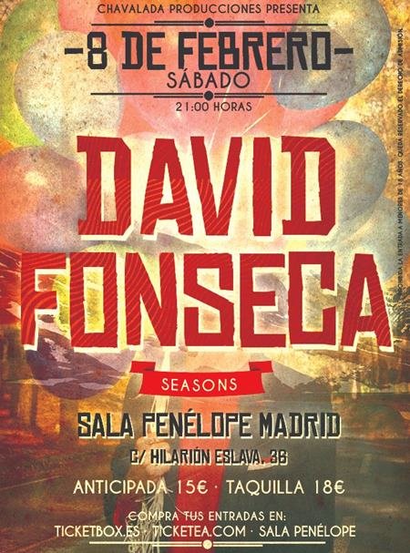 David Fonseca regresa a nuestro país