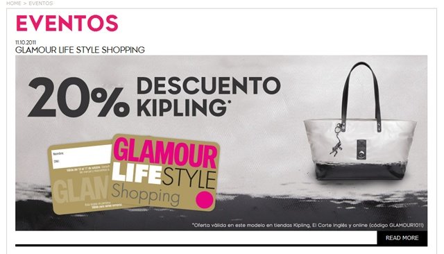 Compras con Glamour