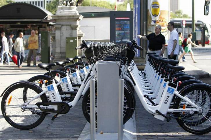 Las bicis ya ruedan por Madrid