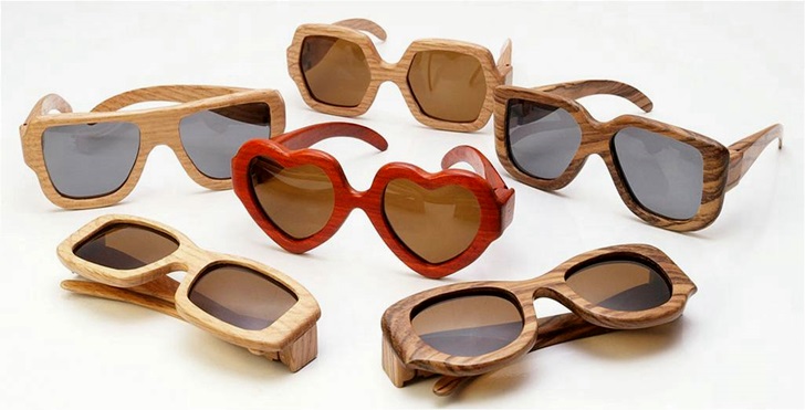 Las gafas de sol de madera se ponen de moda