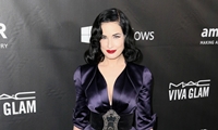 Dita Von Teese en la AmfAr Inspiration Gala 2014