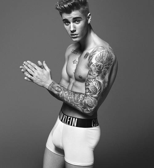 Justin Bieber y #mycalvins