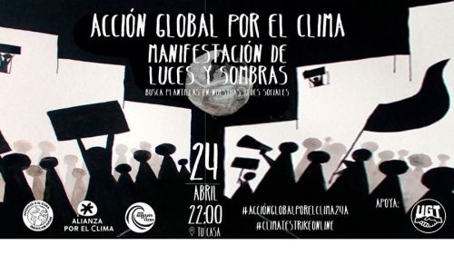 Manifestación global por el clima el próximo viernes 24 de abril desde casa