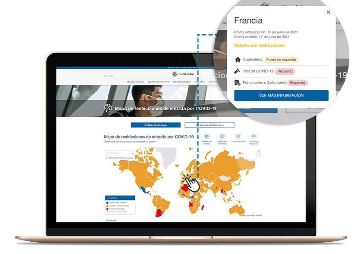 El primer mapa interactivo que muestra todas las restricciones de viaje actualizadas por comunidades autónomas