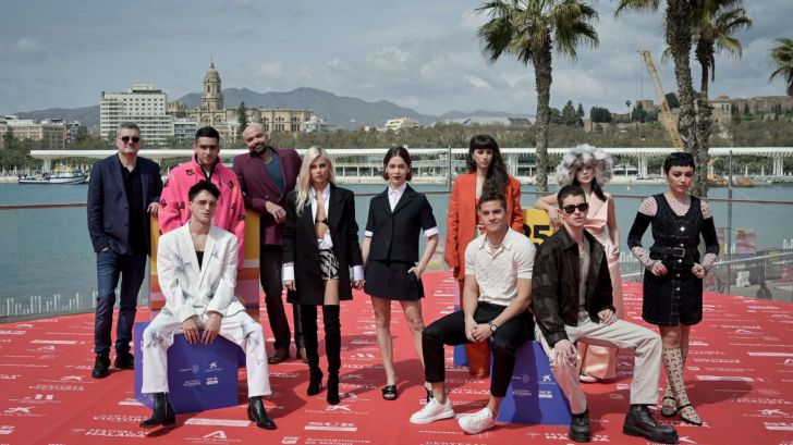 'Élite' en Netflix: Así fue el paso de los alumnos de Las Encinas por el Festival de Málaga
