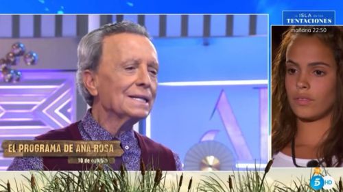 Telecinco aprovecha la expulsión de Gloria Camila para mostrarle las imágenes de Ortega Cano