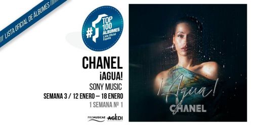 Siempre primera, nunca secondary: Chanel lidera y hace doblete en las listas de ventas con '¡Agua!'