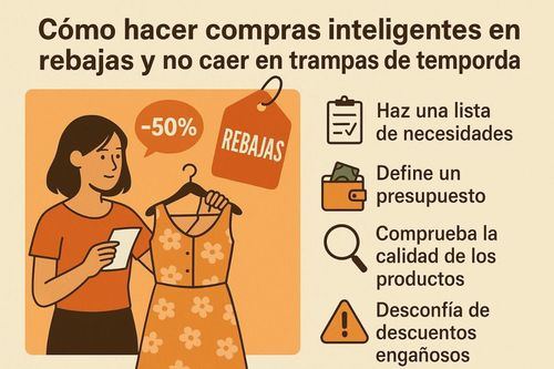 Cómo hacer compras inteligentes en rebajas y no caer en trampas de temporada