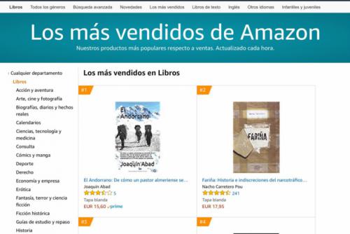 ‘El andorrano’ de Joaquín Abad es ya el libro más vendido de Amazon