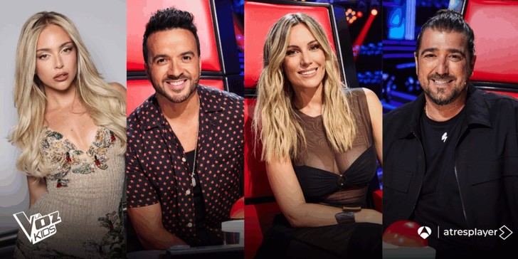 Ana Mena, Luis Fonsi, Edurne y Antonio Orozco se suman como coaches de ‘La Voz Kids’ en Antena 3