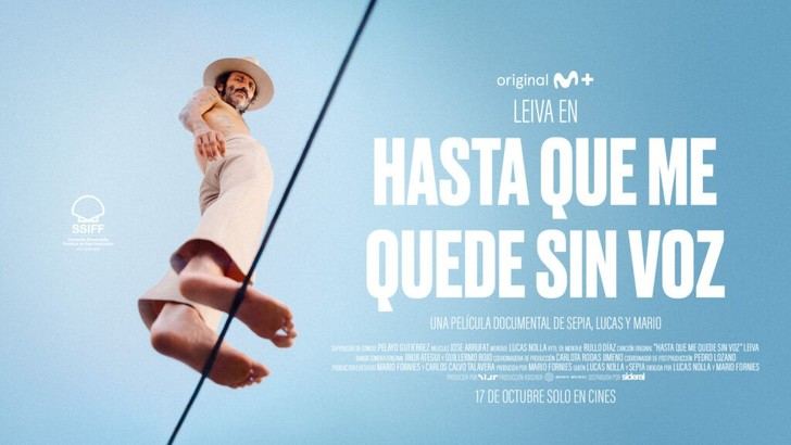 Leiva presenta su nueva canción y documental en cines el 17 de octubre