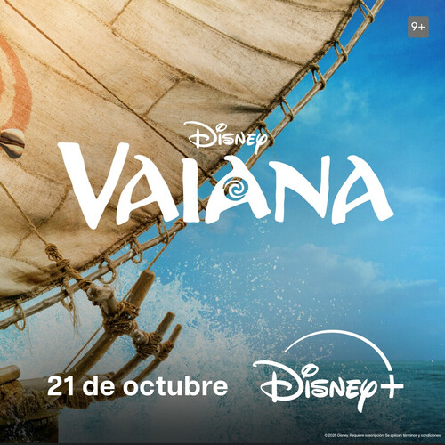 Vaiana en acción real se estrena el 21 de octubre en Disney+