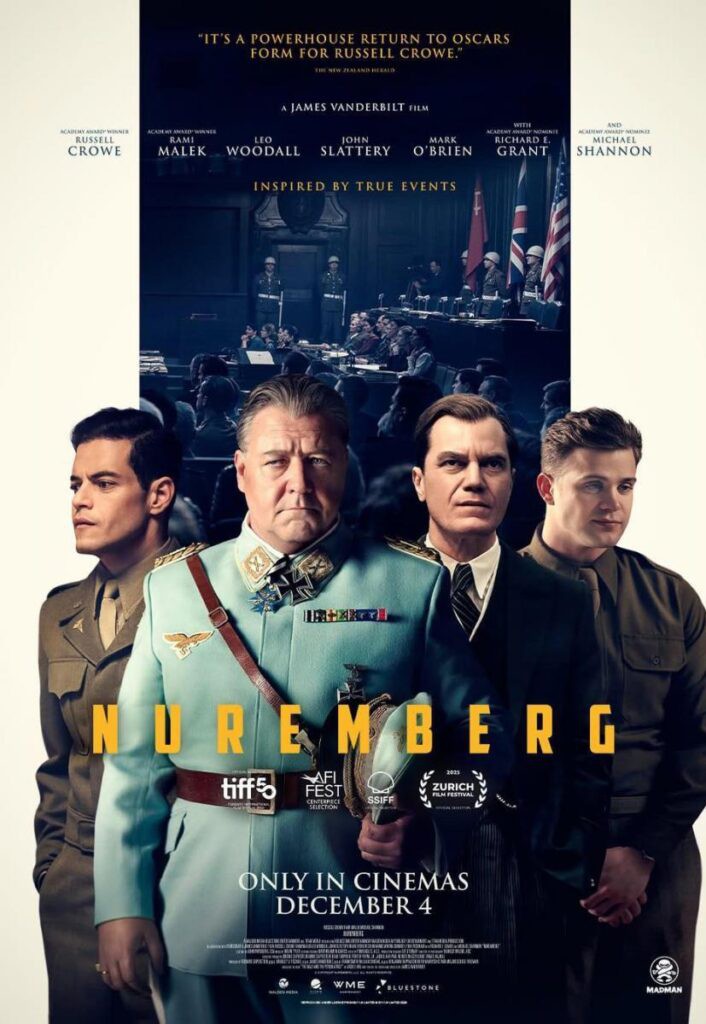Drama histórico 'Núremberg' explora el juicio a altos mandos nazis en 1945