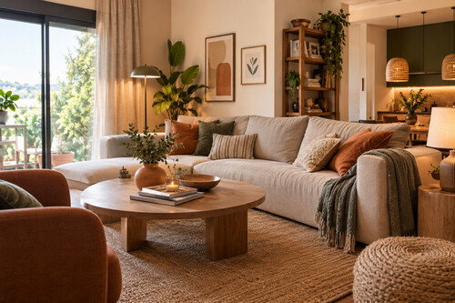 Adiós a las casas impersonales: las tendencias de decoración de 2026 apuestan por el bienestar, los materiales naturales y los espacios con alma