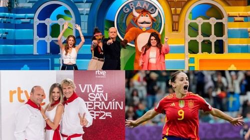 La 1 lidera audiencias con Sanfermines, Eurocopa Femenina y Grand Prix