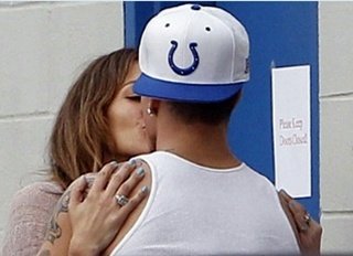 JLO con Casper en fin de año